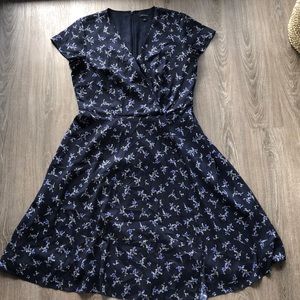 Elegant Ann Taylor Faux Wrap dress